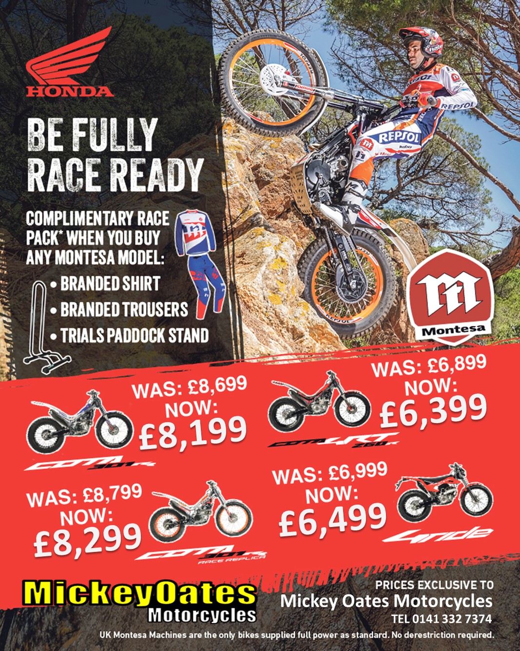 MONTESA 4-RIDE - NOW ONLY £6499